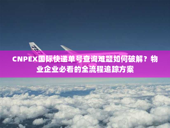 CNPEX国际快递单号查询难题如何破解？物业企业必看的全流程追踪方案