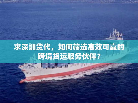 求深圳货代，如何筛选高效可靠的跨境货运服务伙伴？