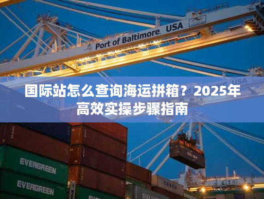 国际站怎么查询海运拼箱?2025年高效实操步骤指南 国际站怎么查询海运拼箱?2025年高效实操步骤指南