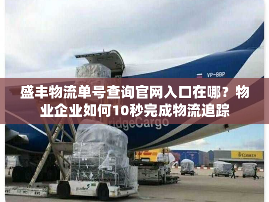 盛丰物流单号查询官网入口在哪？物业企业如何10秒完成物流追踪