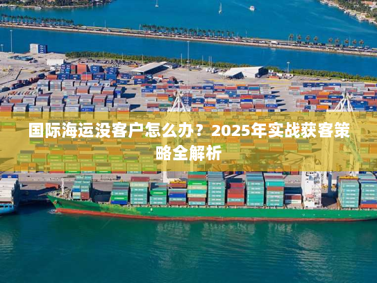 国际海运没客户怎么办?2025年实战获客策略全解析 国际海运没客户怎么办?2025年实战获客策略全解析