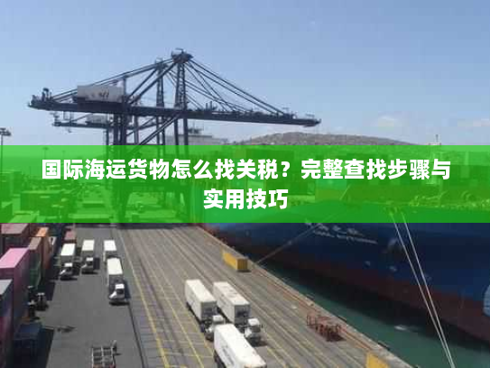 国际海运货物怎么找关税？完整查找步骤与实用技巧