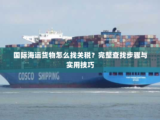 国际海运货物怎么找关税？完整查找步骤与实用技巧
