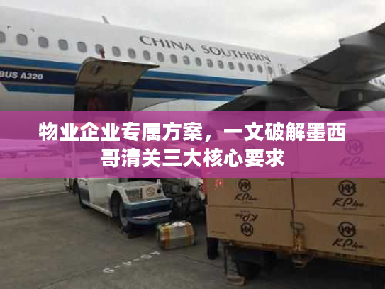 物业企业专属方案,一文破解墨西哥清关三大核心要求 物业企业专属方案,一文破解墨西哥清关三大核心要求