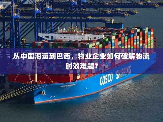 从中国海运到巴西，物业企业如何破解物流时效难题？