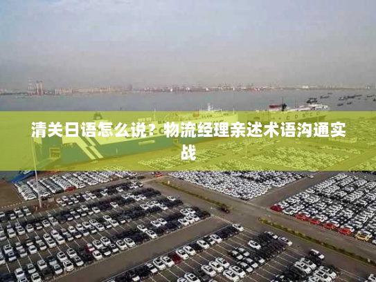 清关日语怎么说?物流经理亲述术语沟通实战 清关日语怎么说?物流经理亲述术语沟通实战