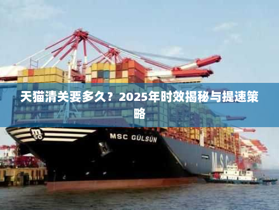 天猫清关要多久?2025年时效揭秘与提速策略 天猫清关要多久?2025年时效揭秘与提速策略