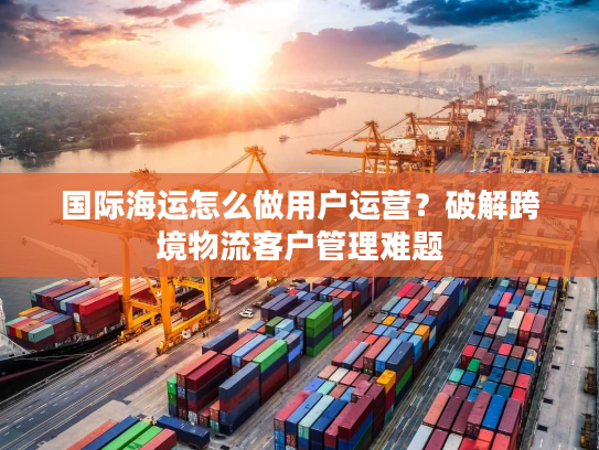 国际海运怎么做用户运营？破解跨境物流客户管理难题