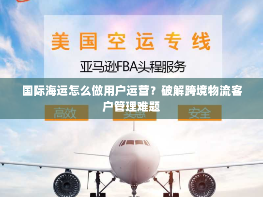 国际海运怎么做用户运营?破解跨境物流客户管理难题 国际海运怎么做用户运营?破解跨境物流客户管理难题