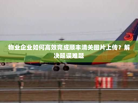 物业企业如何高效完成顺丰清关图片上传?解决延误难题 物业企业如何高效完成顺丰清关图片上传?解决延误难题