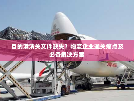 目的港清关文件缺失？物流企业通关痛点及必备解决方案
