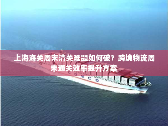 上海海关周末清关难题如何破?跨境物流周末通关效率提升方案 上海海关周末清关难题如何破?跨境物流周末通关效率提升方案