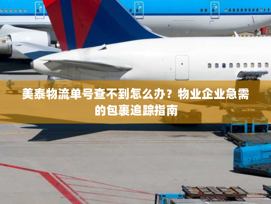 美泰物流单号查不到怎么办？物业企业急需的包裹追踪指南