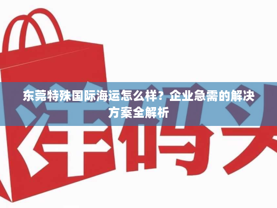 东莞特殊国际海运怎么样？企业急需的解决方案全解析