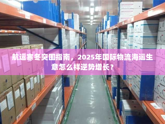 航运寒冬突围指南，2025年国际物流海运生意怎么样逆势增长？
