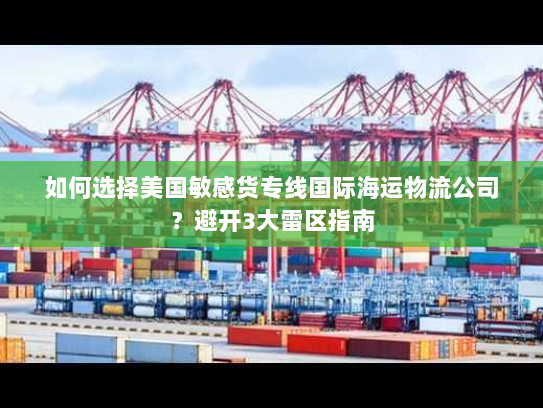 如何选择美国敏感货专线国际海运物流公司？避开3大雷区指南
