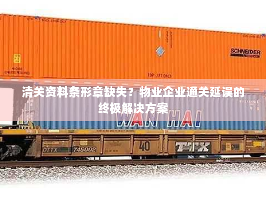 清关资料条形章缺失？物业企业通关延误的终极解决方案