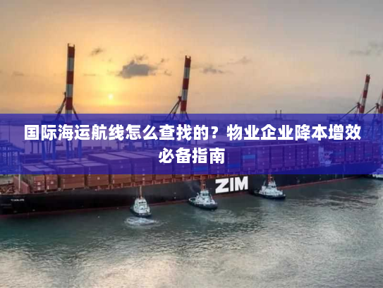 国际海运航线怎么查找的?物业企业降本增效必备指南 国际海运航线怎么查找的?物业企业降本增效必备指南