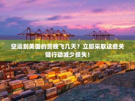 空运到美国的货晚飞几天？立即采取这些关键行动减少损失！