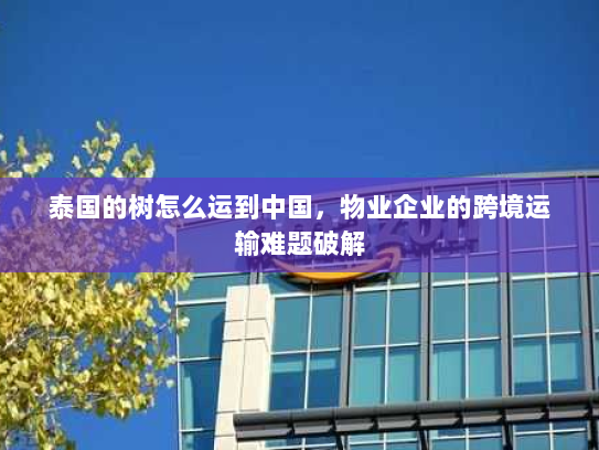 泰国的树怎么运到中国,物业企业的跨境运输难题破解 泰国的树怎么运到中国,物业企业的跨境运输难题破解