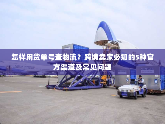怎样用货单号查物流？跨境卖家必知的5种官方渠道及常见问题