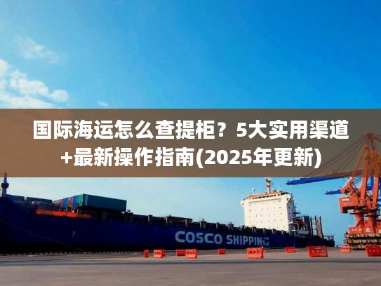 国际海运怎么查提柜？5大实用渠道+最新操作指南(2025年更新)