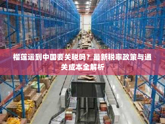 榴莲运到中国要关税吗?最新税率政策与通关成本全解析 榴莲运到中国要关税吗?最新税率政策与通关成本全解析