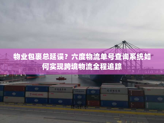 物业包裹总延误?六度物流单号查询系统如何实现跨境物流全程追踪 物业包裹总延误?六度物流单号查询系统如何实现跨境物流全程追踪