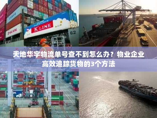 天地华宇物流单号查不到怎么办?物业企业高效追踪货物的3个方法 天地华宇物流单号查不到怎么办?物业企业高效追踪货物的3个方法