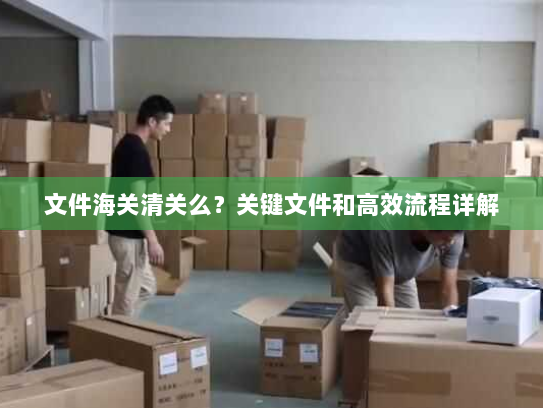 文件海关清关么?关键文件和高效流程详解 文件海关清关么?关键文件和高效流程详解