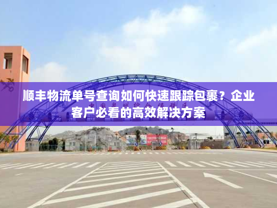 顺丰物流单号查询如何快速跟踪包裹?企业客户必看的高效解决方案 顺丰物流单号查询如何快速跟踪包裹?企业客户必看的高效解决方案
