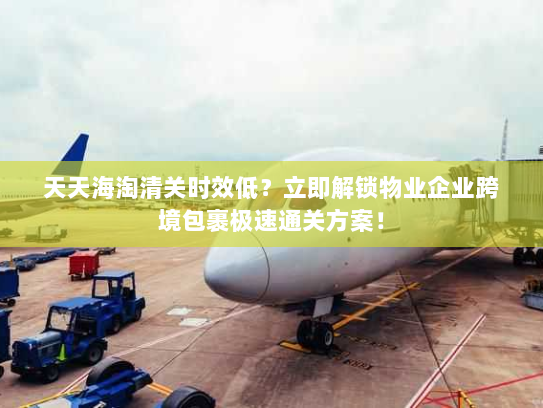 天天海淘清关时效低?立即解锁物业企业跨境包裹极速通关方案! 天天海淘清关时效低?立即解锁物业企业跨境包裹极速通关方案!