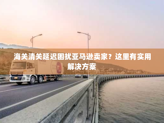 海关清关延迟困扰亚马逊卖家？这里有实用解决方案