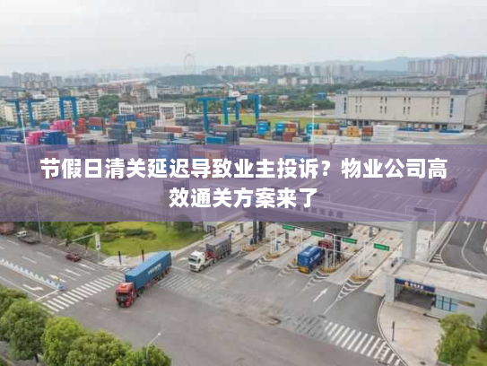 节假日清关延迟导致业主投诉?物业公司高效通关方案来了 节假日清关延迟导致业主投诉?物业公司高效通关方案来了