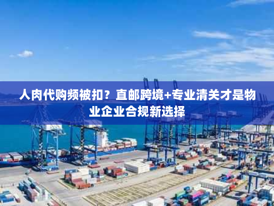 人肉代购频被扣?直邮跨境+专业清关才是物业企业合规新选择 人肉代购频被扣?直邮跨境+专业清关才是物业企业合规新选择