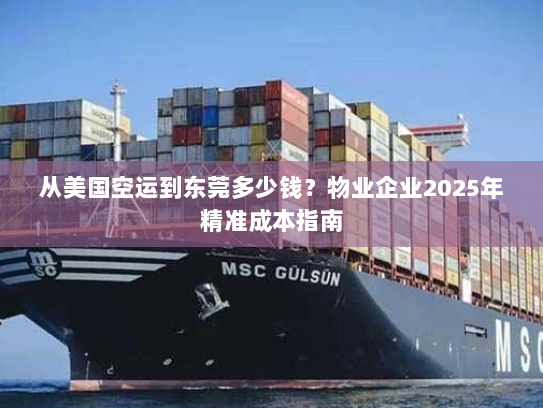 从美国空运到东莞多少钱?物业企业2025年精准成本指南 从美国空运到东莞多少钱?物业企业2025年精准成本指南