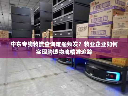中东专线物流查询难题频发?物业企业如何实现跨境物流精准追踪 中东专线物流查询难题频发?物业企业如何实现跨境物流精准追踪