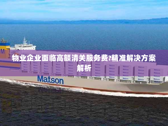 物业企业面临高额清关服务费?精准解决方案解析