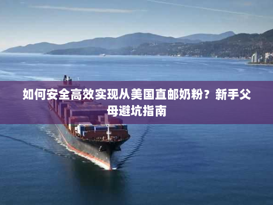 如何安全高效实现从美国直邮奶粉?新手父母避坑指南 如何安全高效实现从美国直邮奶粉?新手父母避坑指南