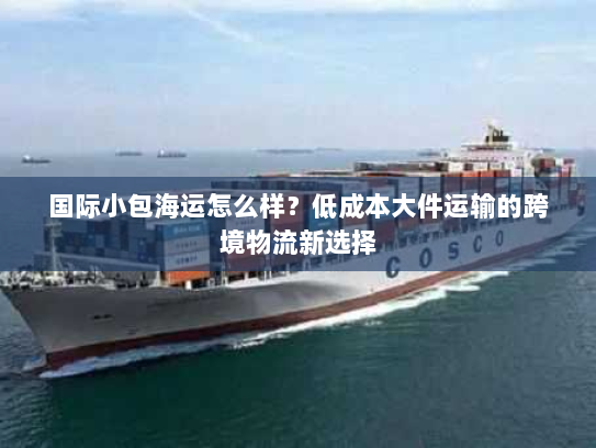 国际小包海运怎么样？低成本大件运输的跨境物流新选择