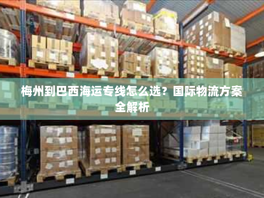 梅州到巴西海运专线怎么选？国际物流方案全解析