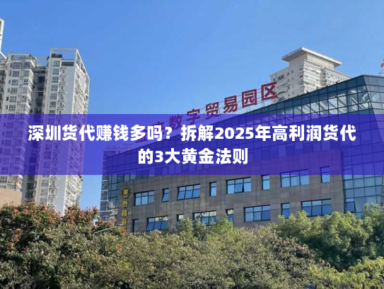 深圳货代赚钱多吗?拆解2025年高利润货代的3大黄金法则 深圳货代赚钱多吗?拆解2025年高利润货代的3大黄金法则