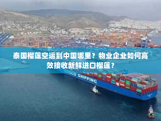 泰国榴莲空运到中国哪里?物业企业如何高效接收新鲜进口榴莲? 泰国榴莲空运到中国哪里?物业企业如何高效接收新鲜进口榴莲?