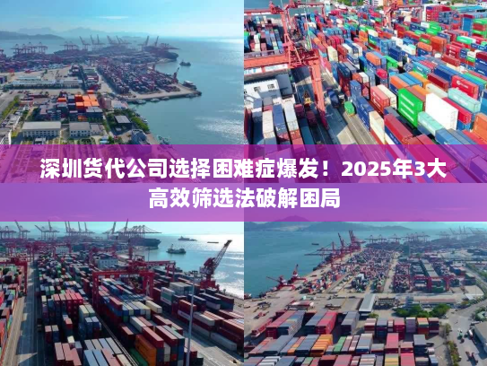 深圳货代公司选择困难症爆发！2025年3大高效筛选法破解困局