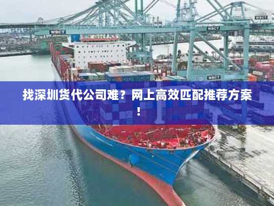 找深圳货代公司难?网上高效匹配推荐方案! 找深圳货代公司难?网上高效匹配推荐方案!