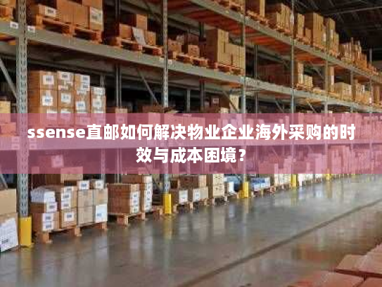 ssense直邮如何解决物业企业海外采购的时效与成本困境？