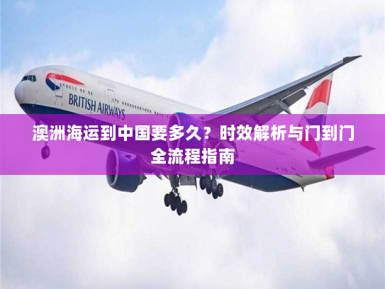 澳洲海运到中国要多久？时效解析与门到门全流程指南