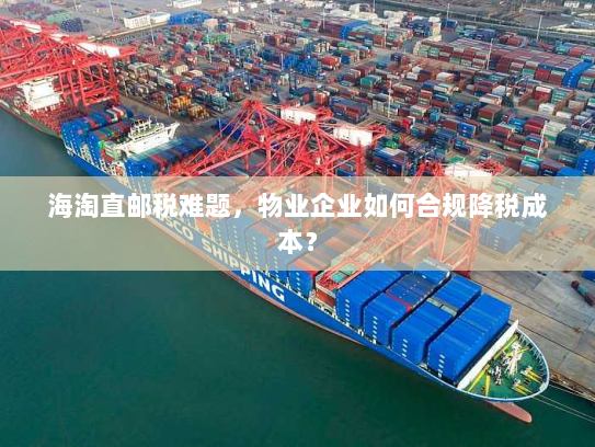 海淘直邮税难题，物业企业如何合规降税成本？
