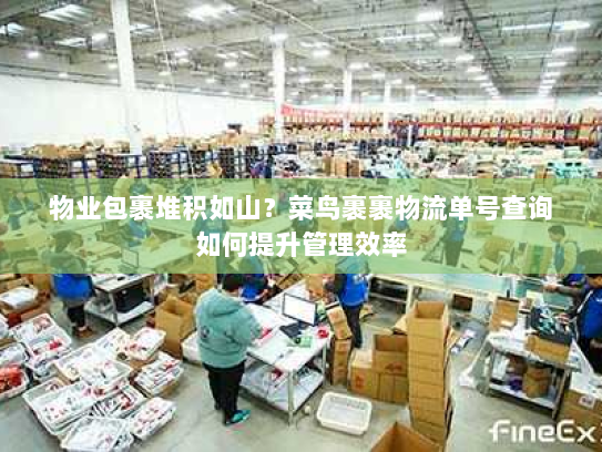 物业包裹堆积如山？菜鸟裹裹物流单号查询如何提升管理效率