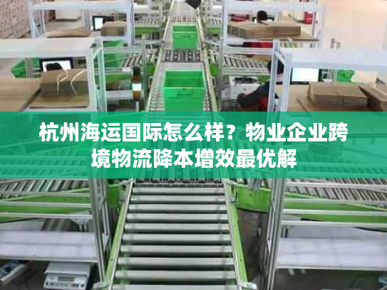 杭州海运国际怎么样？物业企业跨境物流降本增效最优解
